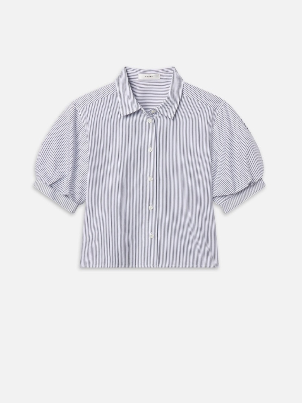 The Billow Sleeve Shirt ~ Navy Stripe